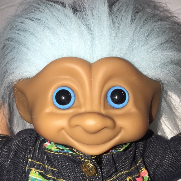 Vintage Treasure Troll Tot Doll - Picture 4 of 9